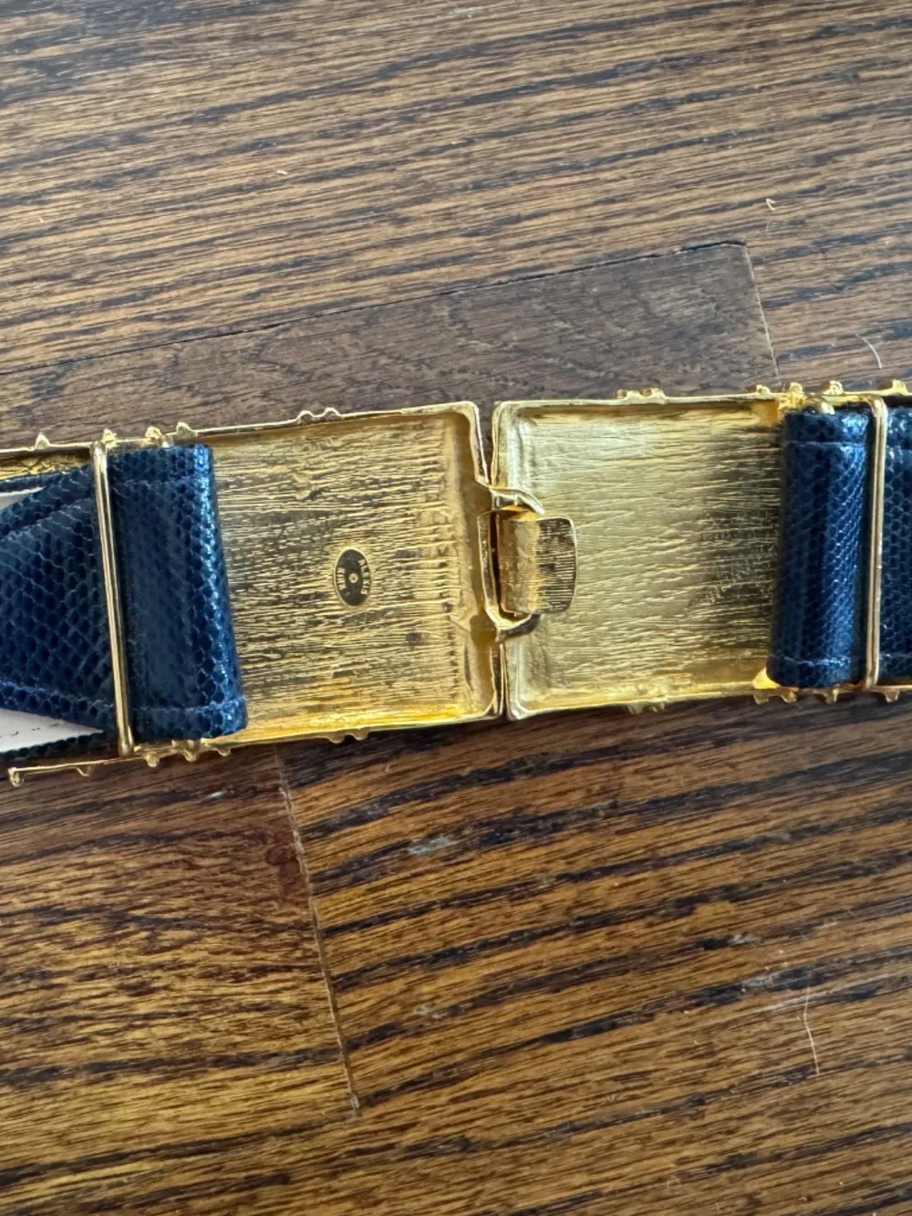 Vintage Alexis Kirk Gold Etruscan Scroll Belt - New / Never Worn